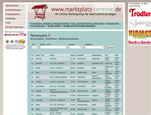 Tablet Screenshot of marktplatz-termine.de